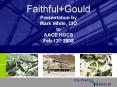 Faithful Gould Presentation by Mark White, CIO to AACE HGCS Feb 12th 2008 PowerPoint PPT Presentation