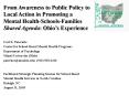 From Awareness to Public Policy to Local Action in Promoting a Mental HealthSchoolsFamilies Shared A PowerPoint PPT Presentation