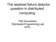 The weakest failure detector question in distributed computing