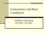 Concurrency and Race Conditions