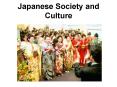 Japanese Society and Culture PowerPoint PPT Presentation