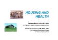 HOUSING AND HEALTH PowerPoint PPT Presentation