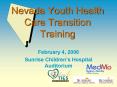 Nevada Youth Health Care Transition Training PowerPoint PPT Presentation