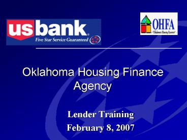 Lender Training