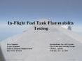 In-Flight Fuel Tank Flammability Testing PowerPoint PPT Presentation