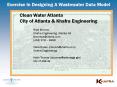 Exercise In Designing A Wastewater Data Model PowerPoint PPT Presentation