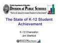 The State of K12 Student Achievement PowerPoint PPT Presentation