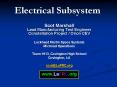 Electrical Subsystem PowerPoint PPT Presentation