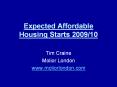 Expected Affordable Housing Starts 2009/10 PowerPoint PPT Presentation