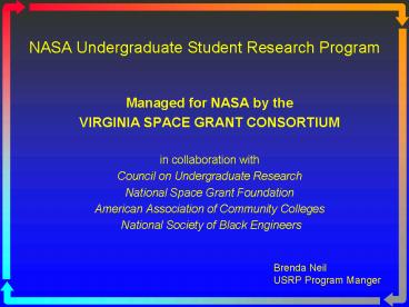NASA Undergraduate Student Research Program
