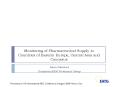 Monitoring of Pharmaceutical Supply in Countries of Eastern Europe, Central Asia and Caucasus PowerPoint PPT Presentation