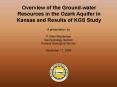 Overview of the Groundwater Resources in the Ozark Aquifer in Kansas and Results of KGS Study PowerPoint PPT Presentation