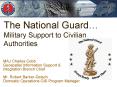 The National Guard Military Support to Civilian Authorities PowerPoint PPT Presentation