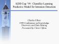 KDD Cup  PowerPoint PPT Presentation