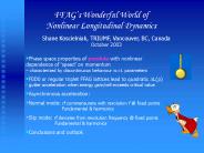 FFAG's wonderful world