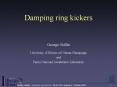 Damping ring kickers PowerPoint PPT Presentation