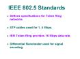 IEEE 802.5 Standards PowerPoint PPT Presentation