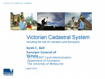 451418607 Land Administration Department of Geomatics The University of Melbourne