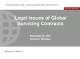 Legal Issues of Global Servicing Contracts PowerPoint PPT Presentation