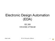 Electronic Design Automation (EDA)