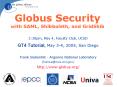 Globus Security with SAML, Shibboleth, and GridShib PowerPoint PPT Presentation