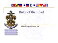 Rules of the Road PowerPoint PPT Presentation