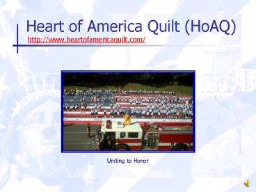 Heart of America Quilt HoAQ http:www'heartofamericaquilt'com