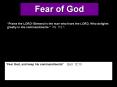 Fear of God PowerPoint PPT Presentation