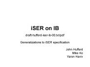 iSER on IB