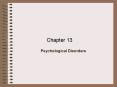 Psychological Disorders PowerPoint PPT Presentation
