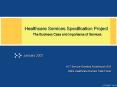 Healthcare Services Specification Project The Business Case and Importance of Services PowerPoint PPT Presentation
