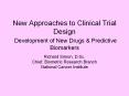 New Approaches to Clinical Trial Design  Development of New Drugs PowerPoint PPT Presentation