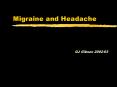 Migraine and Headache PowerPoint PPT Presentation