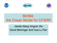 MOM4: the Ocean Model for CFSRR