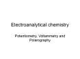 Electroanalytical chemistry PowerPoint PPT Presentation