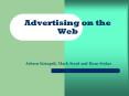 Advertising on the Web PowerPoint PPT Presentation