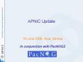 APNIC Update PowerPoint PPT Presentation