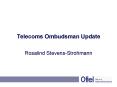 Telecoms Ombudsman Update PowerPoint PPT Presentation