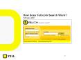 How does Yell.com Search Work? February 2007 PowerPoint PPT Presentation