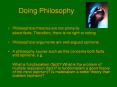 Doing Philosophy PowerPoint PPT Presentation