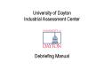 University of Dayton Industrial Assessment Center PowerPoint PPT Presentation