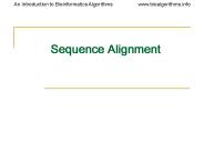 Sequence Alignment