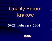 Quality Forum Krakow
