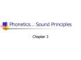 Phonetics PowerPoint PPT Presentation