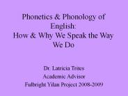 Phonetics