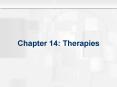 Chapter 14: Therapies PowerPoint PPT Presentation