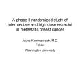 A phase II randomized study of intermediate and high dose estradiol in metastatic breast cancer PowerPoint PPT Presentation