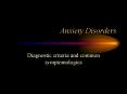 Anxiety Disorders PowerPoint PPT Presentation