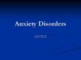 Anxiety Disorders PowerPoint PPT Presentation