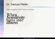 Dr. Samuel Pfeifer